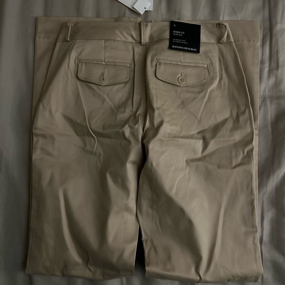 Banana Republic Womens Khaki Ryan Fit Pants - Picture 3 of 3